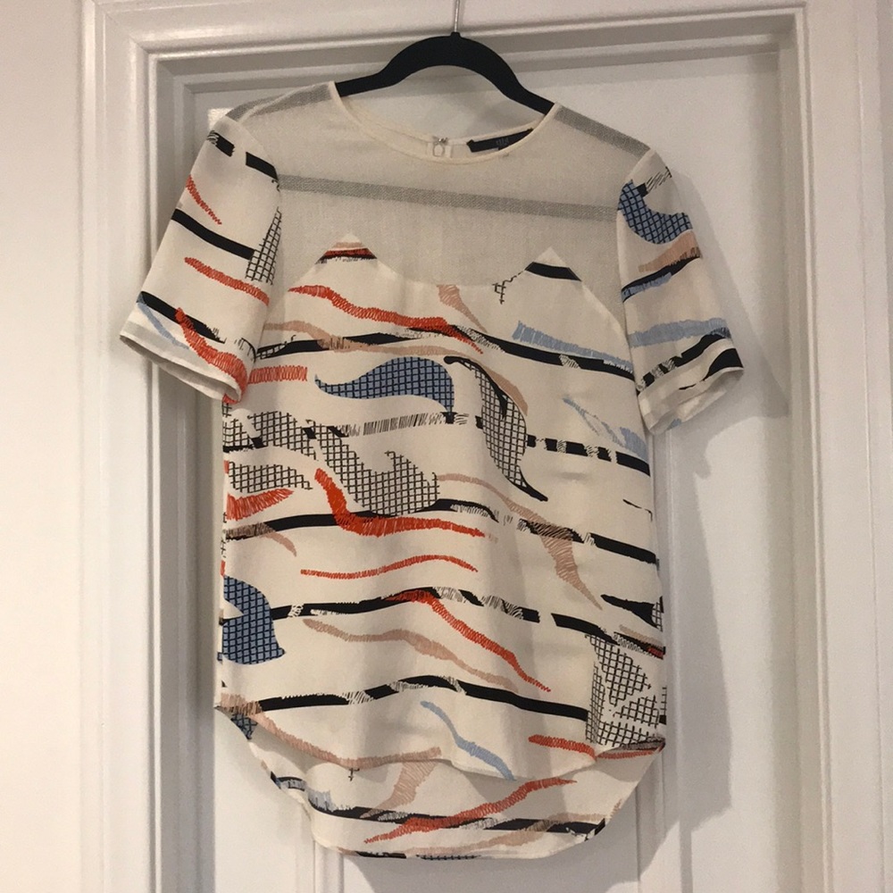 Silk Tibi top